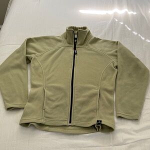 Green Polartec Zip Up Fleece Jacket
